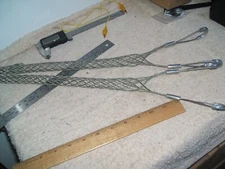 P&S 2 NEW FC075-UU SINGLE SUPPORT GRIP .75" - .99" CABLE DOUBLE EYE PASS SEYMOUR