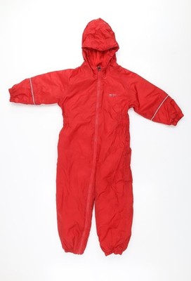 Regatta Jungen rot 3-4 Jahre wasserdicht Kapuze Schneeanzug Skianzug