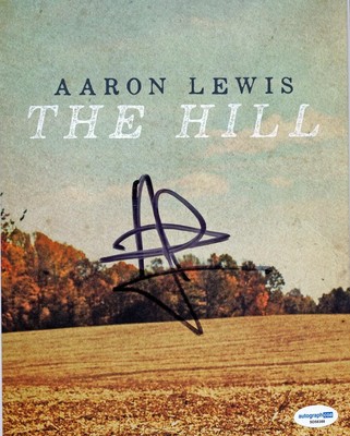 Aaron Lewis Autographed Signed 8x10 Photo The Hill Staind ACOA