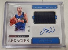 2018-2019 National Treasures JASON KIDD Lasting Legacies Auto Patch #LL-JKD /49