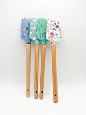 Nature's Nova Silicone Spatula Set - 4 Pack Heat Resistant Kitchen Spatulas w...