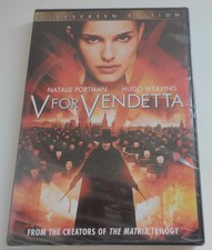 V For Vendetta Widescreen Edition DVD New Sealed Natalie Portman