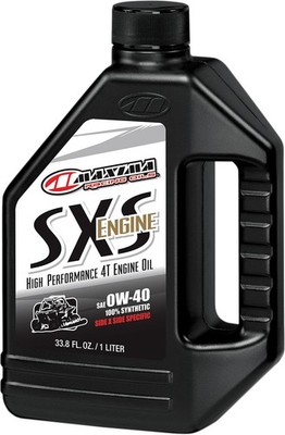 Maxima 30-12901 SXS 100% Synthetic 4T Engine Oil 0W-40 1L