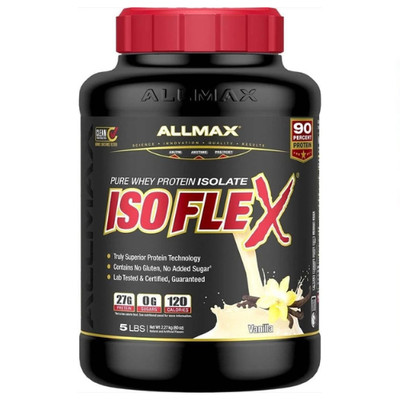 Allmax Nutrition IsoFlex - Pure Whey Protein Isolate Vanilla 5 lbs (2.27 kg)