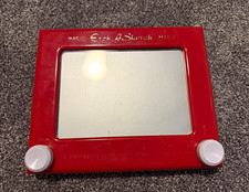 Etch A Sketch Classic Red Drawing Toy, 2 White Knobs, MPN 505 2008