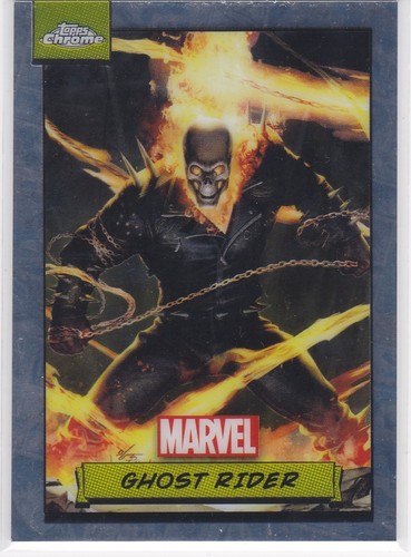 Ghost Rider 1 [Black Wave] #MN-3 Marvel 2024 Topps Chrome 90s card