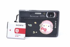 Sony Cyber-shot DSC-T100 Black Compact Camera Used Lens Has Damage 