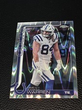 2025 Topps Chrome Tyler Warren 346 Ray wave Refractor ROOKIE