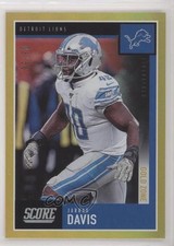 2020 Score Gold Zone 3/50 Jarrad Davis #222 09co