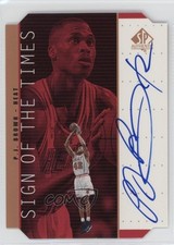 1998-99 SP Authentic Sign of the Times Bronze PJ Brown #PJ Auto 1oa6