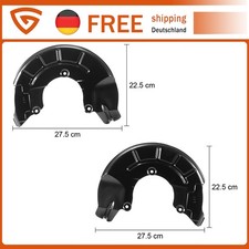 Ankerblech Bremsscheibe Deckblech Vorne SET für Skoda Fabia II 542 ab 2006 DHL