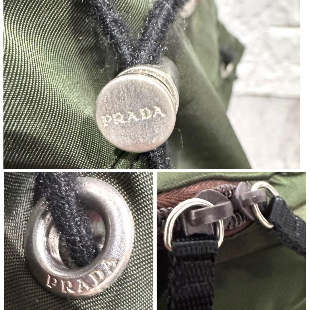 PRADA Backpack Drawstring Type Mini Rucksack Wais… - image 17