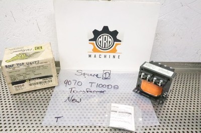 Square D 9070-T100D2 Industrial Control Transformer 240/480V 24V .100KVA NEW