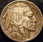 1927-P Buffalo Nickel Choice Original XF/AU Full Horn