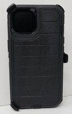 OtterBox Defender Case for iPhone 15 Plus, 14 Plus w/ Belt Clip Holster, Black
