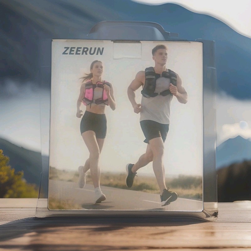 Zeerun Weighted Vest for Women  Men with Reflective Stripe and Adjustable Buc...