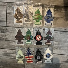 4 Packs 12 Little Trees Hanging Car  Home Air Freshener Classic Assorted Scent