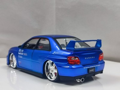 Jada 1/24 Subaru Impreza Sti Blue JDM Sports Car Boxed | eBay