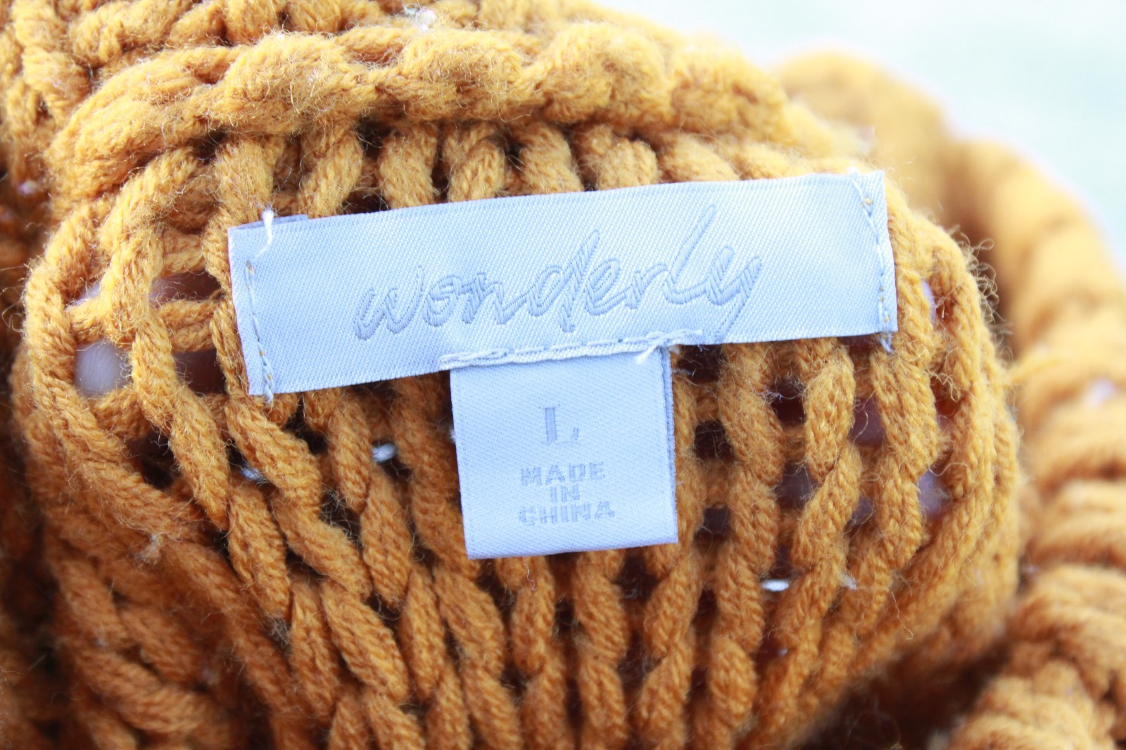 WONDERLY Sweater Womens LARGE Solid Chunky Soft K… - image 2