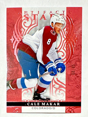 2026-27 Upper Deck ARTIFACTS Cale Makar *ROSE* #D 08/65 Jersey Number! Avalanche