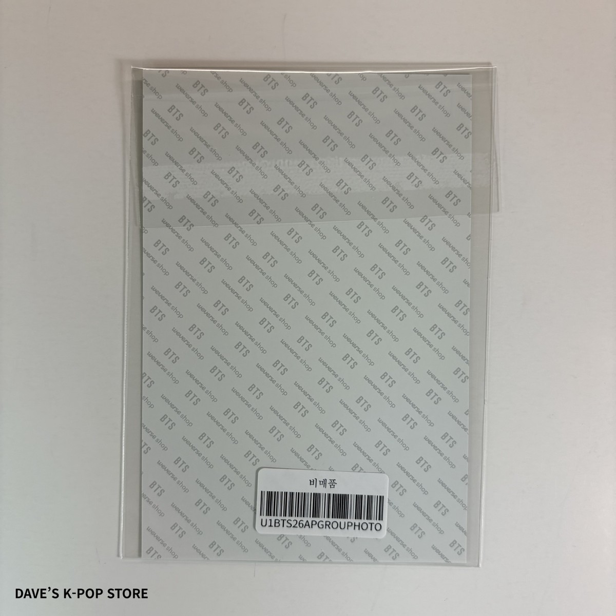 BTS] ARIRANG Official Weverse Shop POB Unit Photo 6x4 inch (New