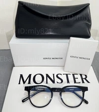 GentleMonster Sunglasses Maison Margiela x MM009 01 Black Frame Clear Lenses