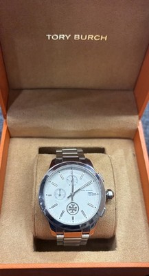 Tory Burch Collins Silver Stainless Steel Unisex Watch  display picture 3