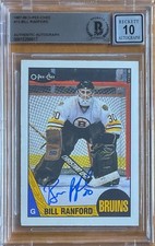 BILL RANFORD SIGNED 1987/88 OPC ROOKIE #13 BAS BGS AUTHENTIC 10 AUTOGRAPH AUTO