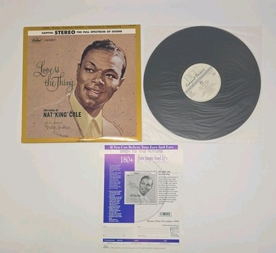 NAT KING COLE: love is the thing CAPITOL 12'' LP 33 RPM Limited Edition # 1560