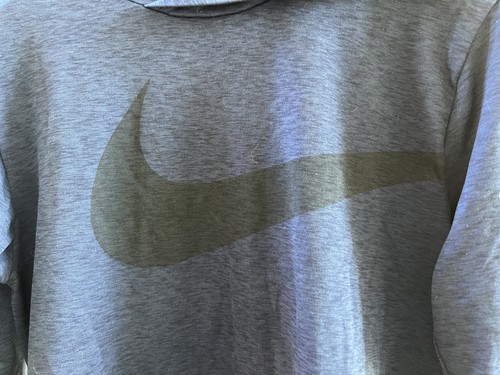 Nike Boys Youth Dri-Fit Breathe Top Hoodie Light Run ~ Sz M ~ Blue ~ EUC - Picture 3 of 9