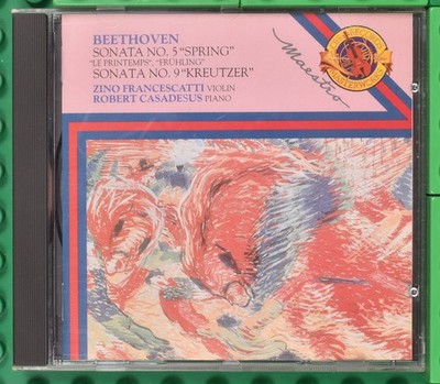 Beethoven Violin Sonatas 5 & 9 - Francescatti & Casadesus - CBS MYK 42528 - CD