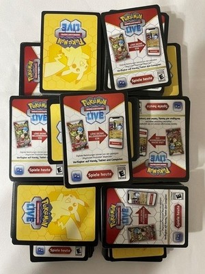 Pokemon Code Karten 100 Stück - digitaler Versand - TCG Live Online Codes