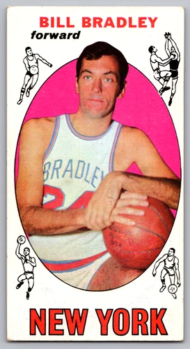 1969-70 TOPPS #43 BILL BRADLEY KNICKS ROOKIE