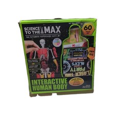 Science To The Max Interactive Human Body STEM Toy 60 Piece Fully Poseable 14"