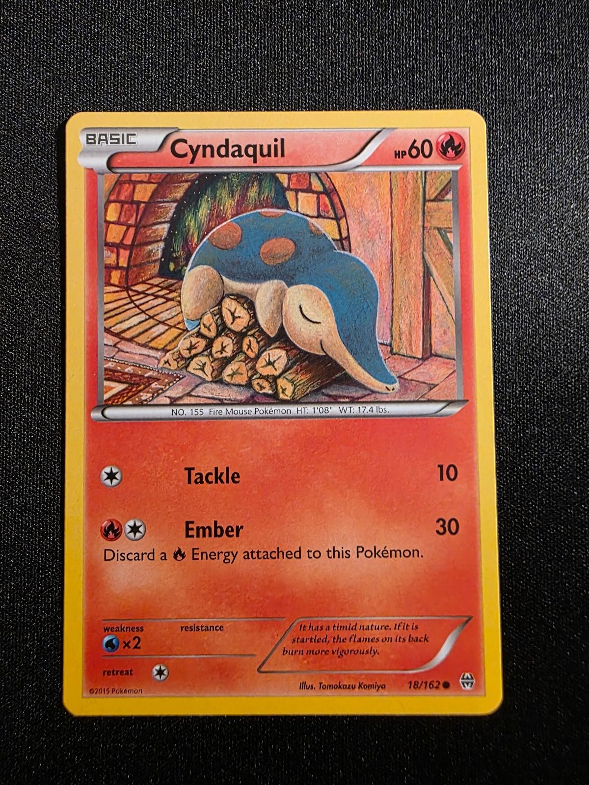Cyndaquil 18/162 BREAKthrough Common Near Mint