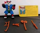 Vintage Panda Khan 100% Complete Teenage Mutant Ninja Turtles 1990 Playmate TMNT