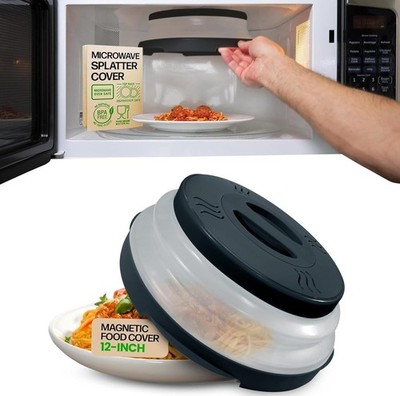 Magnetic Microwave Splatter Cover with High Power, Strongest Magnetic Grip, C...