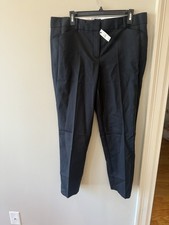 NWT Talbots Hampshire Black Trousers Women's Leg Pants 99
