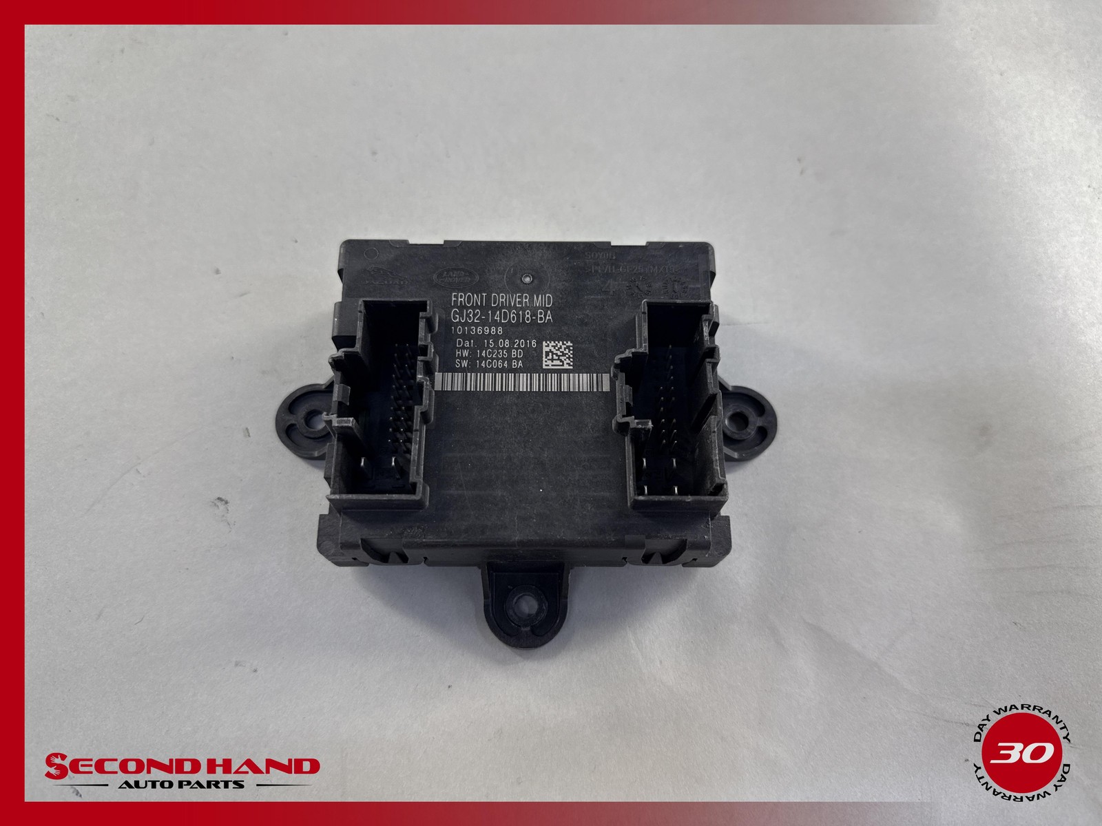2017-2019 JAGUAR XE LEFT DRIVER FRONT DOOR CONTROL MODULE GJ32-14D618-BA OEM