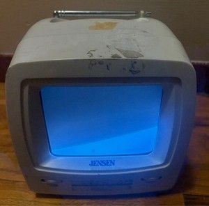 Vintage Jensen 5.5” TV Radio Receiver Model J55-BWR, AM/FM, AV - FREE SHIP