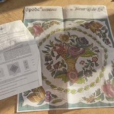 Spode Avondale Fleur De Lis Wandteppich Leinw...