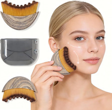 New Lymphatic Drainage Face Brush Soft Contour Massage Tool