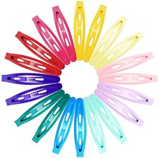 40Pcs 2.4 Inch Metal Snap Hair Clips Long Barrettes Small Hairpin for Thick Thin