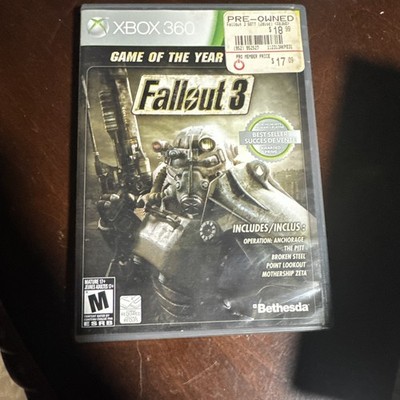 Fallout 3 - Game of the Year Edition (Microsoft Xbox 360, 2009)