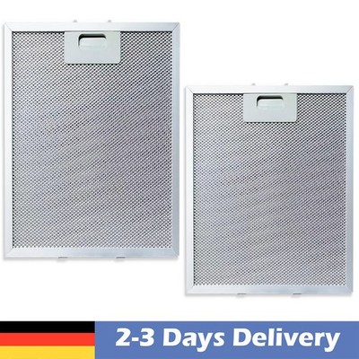 2 Pelgrim Metall-Fettfilter 305x267mm Für Electrolux AEG Dunstabzugshaube Filter