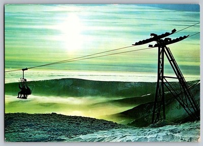 Postcard - The Cable Railway To Snezka (Snow Peak)
