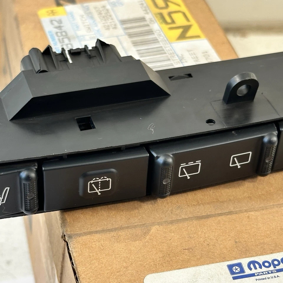 Panel interruptor limpiaparabrisas asiento térmico peligro caravana Chrysler Town & Country 2001-07 Foto 4 de 4