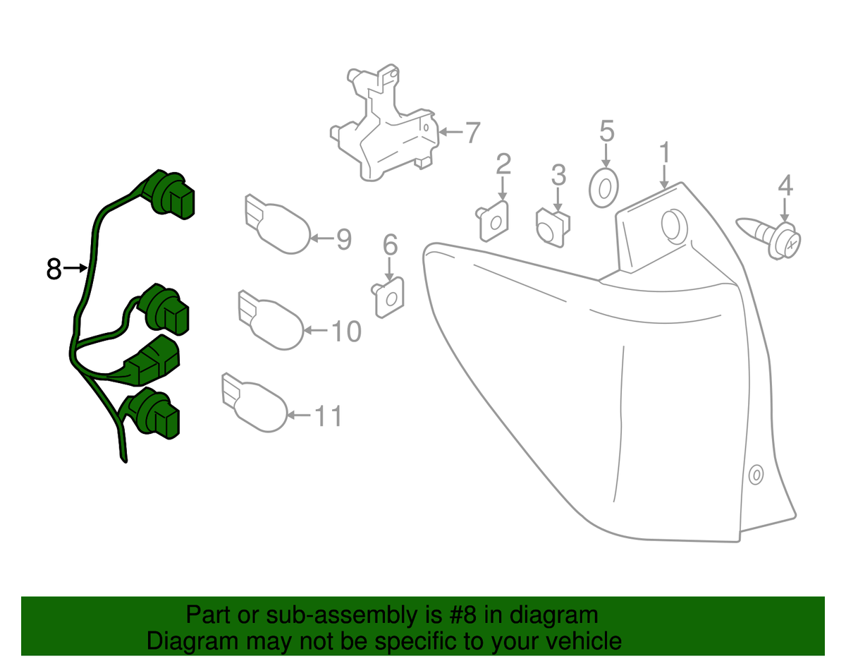 Genuine Subaru Socket & Wire 84981SG070 | eBay