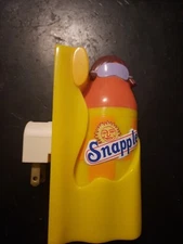 RARE Sleeping Snapple Bottle Night Light Cover - Collectible Merchandise Promo 