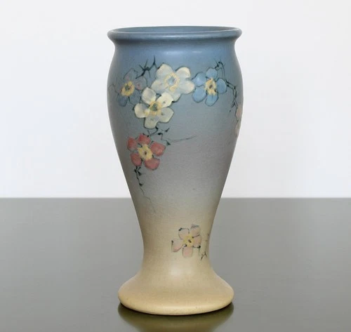 WELLER Art Pottery VASE Hudson Line Signed by Hester Pillsbury